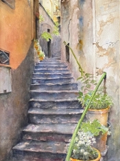 Mary Coleman - Cinque Terra Stairway - Best of Show